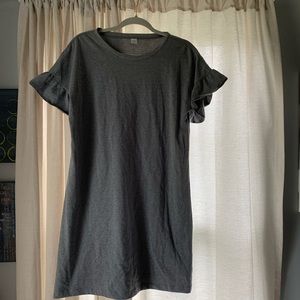 Grey T-Shirt dress
